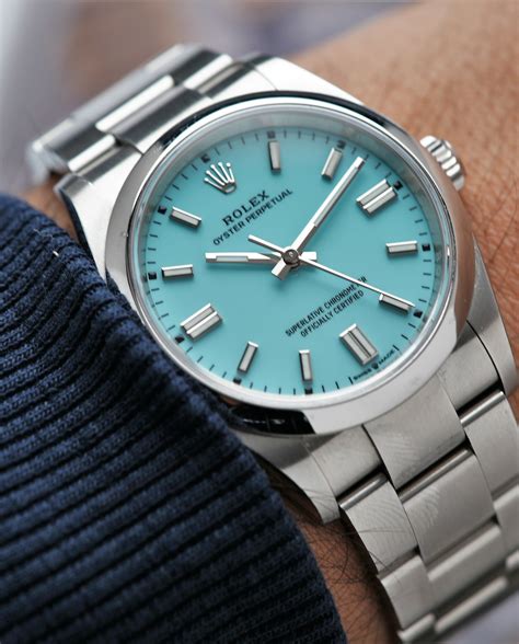 rolex op 36 blue|rolex oyster tiffany blue.